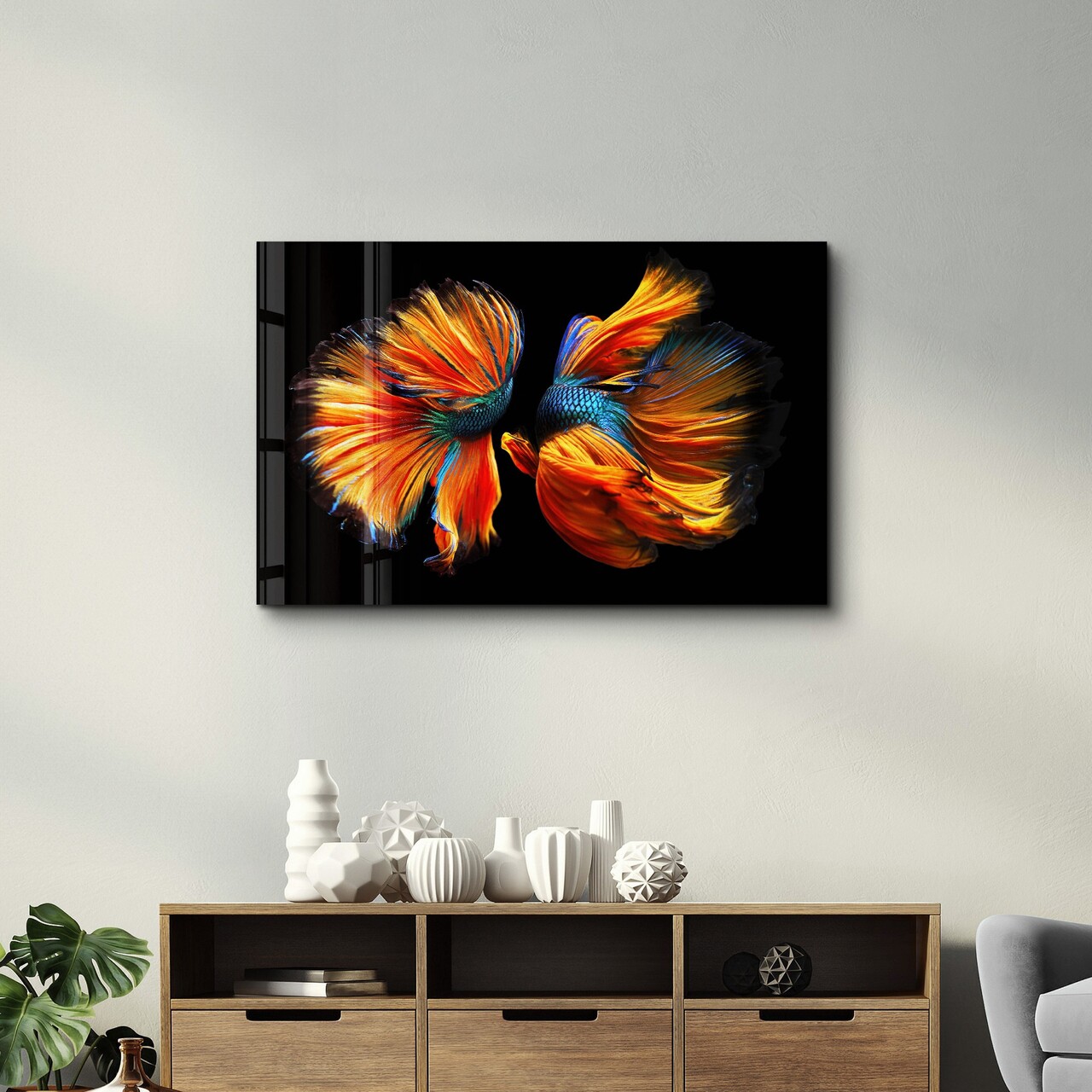 Tablou decorativ, SPR-1405, Dimensiuni: 70 x 110 cm, Multicolor - view 2