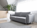 Canapea extensibila 4 locuri ELTAP, SO-DAL-04VE, Dalia, 248x84x95 cm, lemn/poliester, gri deschis