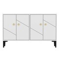 Comoda TV, Odessa, Myria, 120x30x75 cm, PAL, Alb