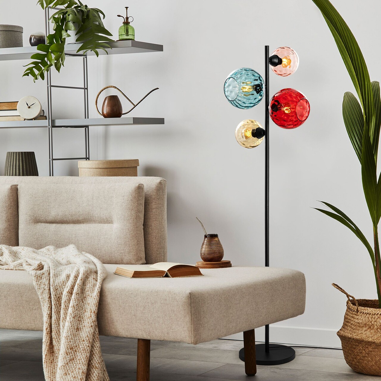 Lampadar, L'essentiel Maison, 521SHN3657, Multicolor / Negru - view 3
