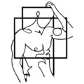 Decoratiune de perete, Fit Man, metal, 39 x 51 cm, negru