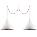 Lustra Berceste N-1394, Noor, 131 x 127 cm, 2 x E27, 100W, alb