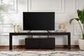 Comoda TV, Nordure, Enclave, 180x50x31 cm, PAL, Negru