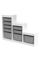 Dulap multifunctional, Estella, Swiss, Alb/Gri