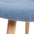 Taburet Moss Tedy Boucle, Homla, 61x41x38 cm, lemn/poliester Boucle, albastru