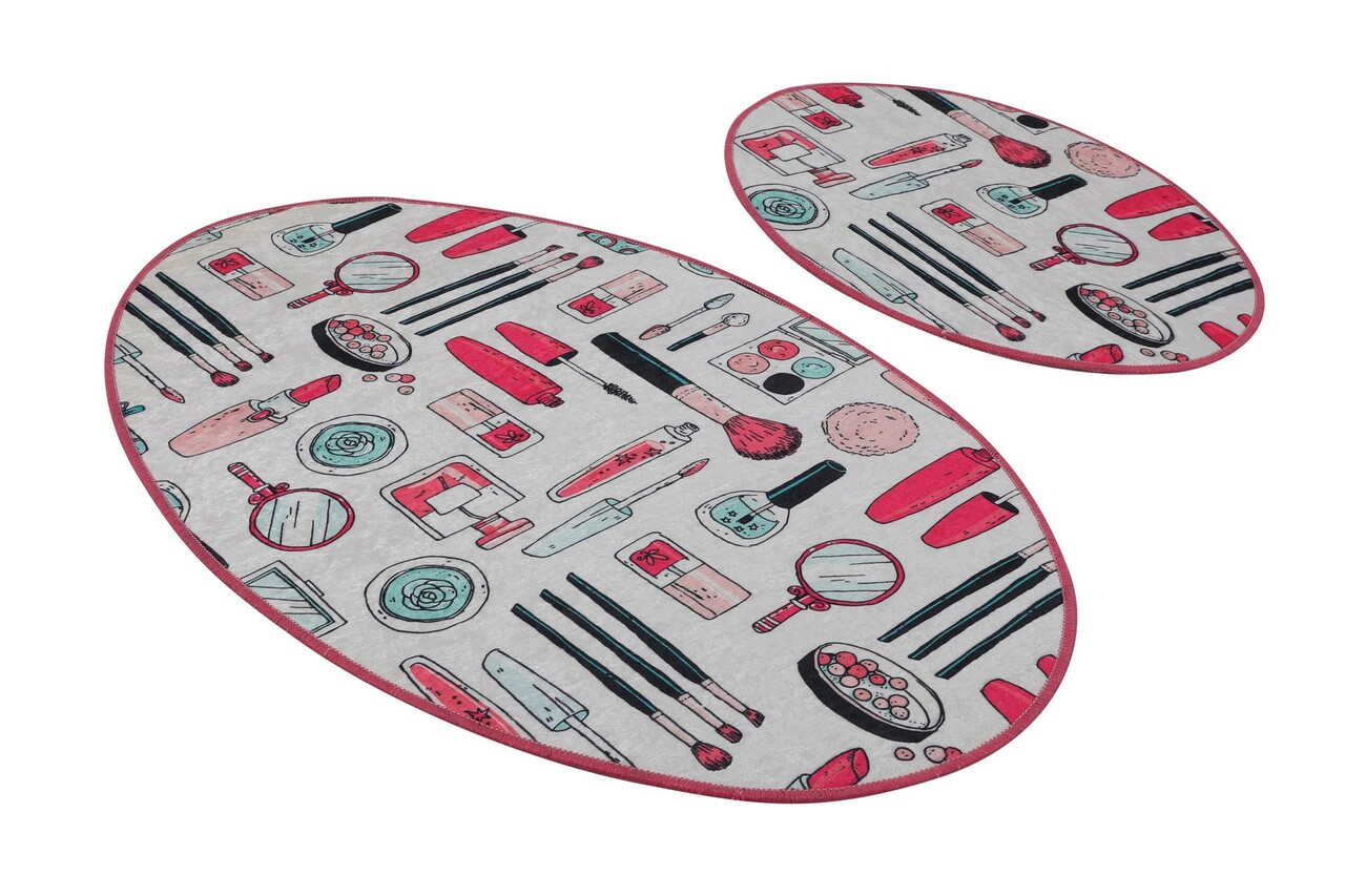 Set covorase de baie, L'essentiel Maison, Make Up Djt, Multicolor - view 4