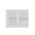 Dulap pentru bucatarie, Hanah Home, Minar, 105x72x56 cm, Alb / Antracit