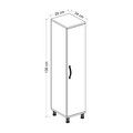 Dulap multifunctional, Inarch, Seul- White, 29x130x34 cm, PAL, Alb
