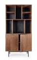 Biblioteca Tadita, Bizzotto, 85x40x170 cm, lemn de mango/otel