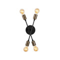 Aplica de perete, Tatum, 584TTM1974, Metal, Negru
