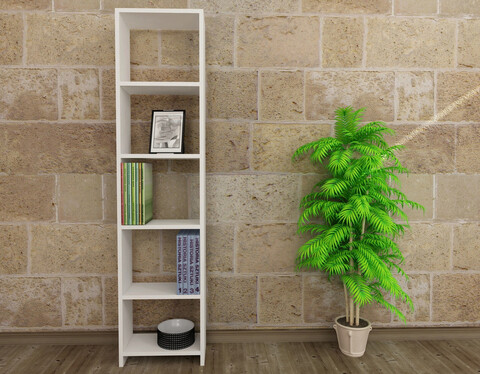 Corp biblioteca, furny home, göksu d, 38.6x160x19.5 cm, alb