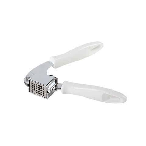 Presa pentru usturoi Presto, Tescoma, 18 cm, inox/plastic, alb