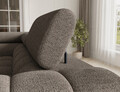 Coltar extensibil stanga 3 locuri ELTAP, LT-20ROY, Fectory, 346x205x93 cm, lemn/poliester, maro