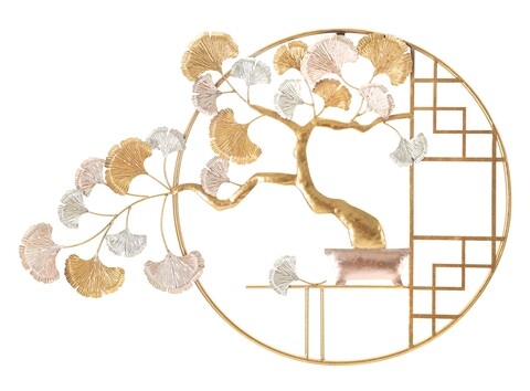 Decoratiune pentru perete, Mauro Ferretti, Nippon – A, 91.5 x 3 x 63 cm, fier, multicolor