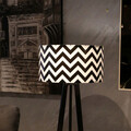 Lampadar, Insignio, 780SGN4443, PVC, Alb/Negru