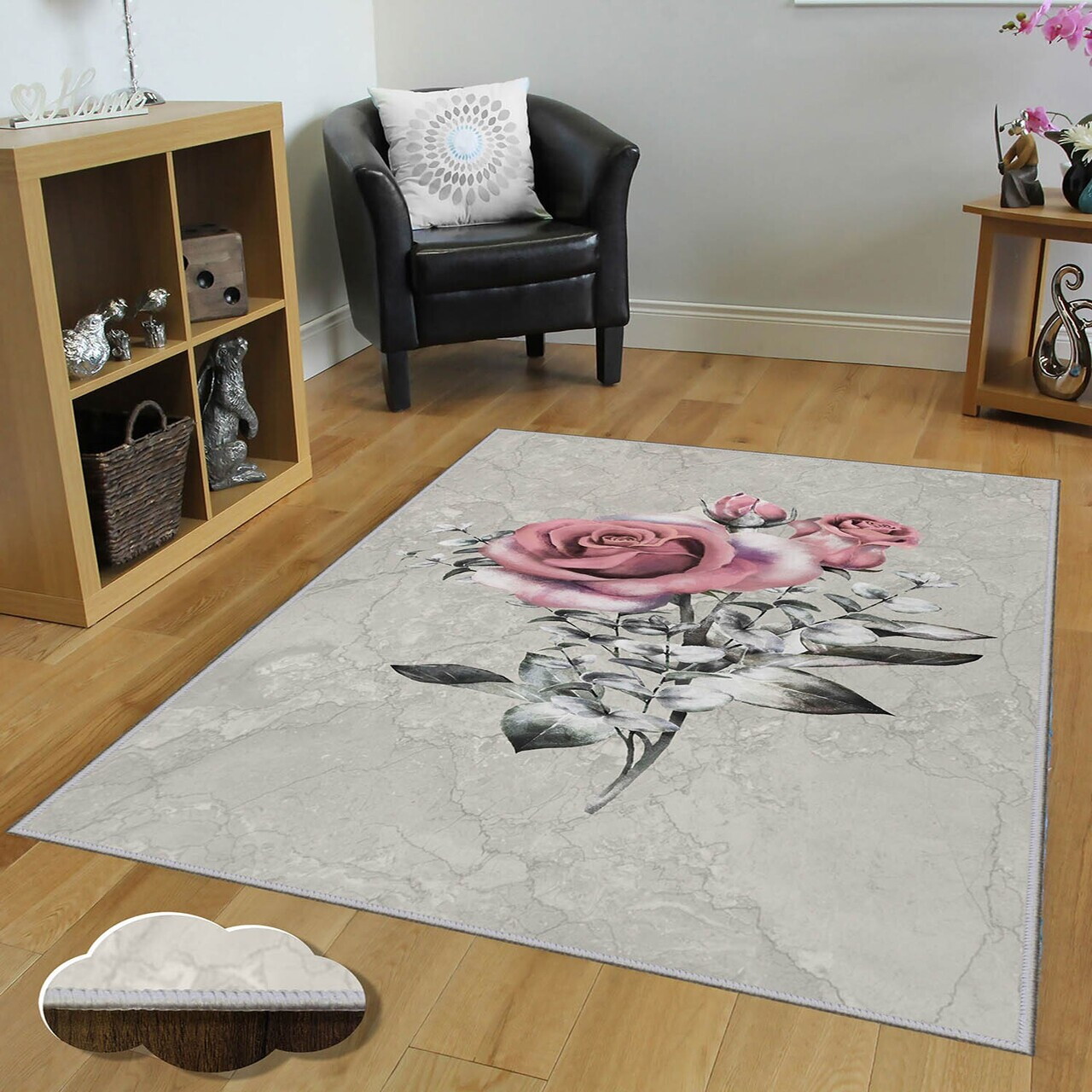Covor Eexfab699 100x200 cm Poliester Multicolor