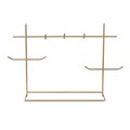 Suport pentru bijuterii, TK-007, 31x29x13 cm, Metal, Auriu