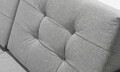 Coltar extensibil reversibil 3 locuri ELTAP, AsgL-23, Asgard, 248x162x93 cm, lemn/poliester, gri deschis