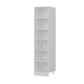 Dulap pentru bucatarie, Hanah Home, Minar, 50x222x58 cm, Alb / Antracit