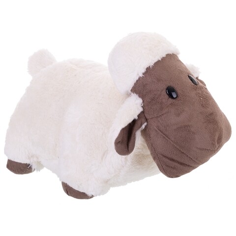 Opritor de usa Sheep, Creaciones Meng, 17x19 cm, poliester/bumbac/nisip