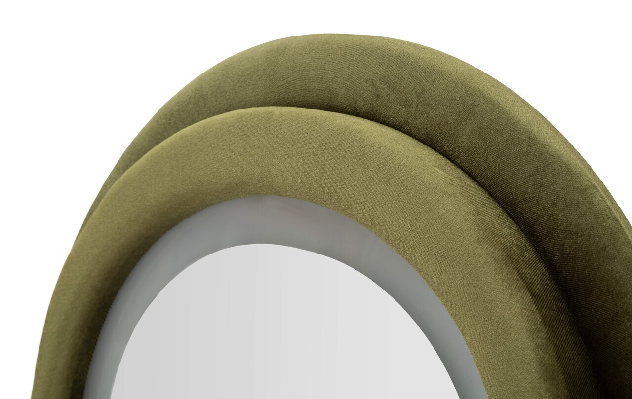 Oglinda de perete cu LED, Irregular Frame, Mauro Ferretti, MDF, 60x160 cm, verde — imaginea 9