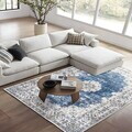 Covor, Kece-Fr80, 180x280 cm, Albastru