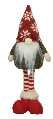 Decoratiune Gnome man, Decoris, 14x8x41 cm, poliester, multicolor