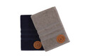 Set prosoape de maini 2 piese, Beverly Hills Polo Club, 411, Bumbac, Gri / Albastru închis