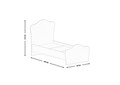 Set dormitor pentru copii, Rabi, Rb-014, Alb mat