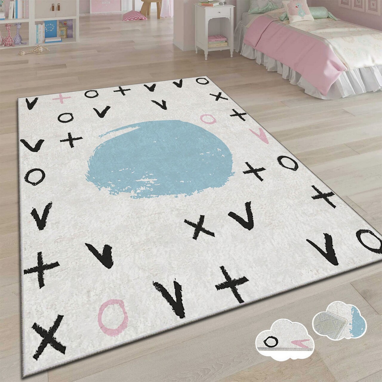 Covor csbrghl-662 100x140 cm Poliester Multicolor