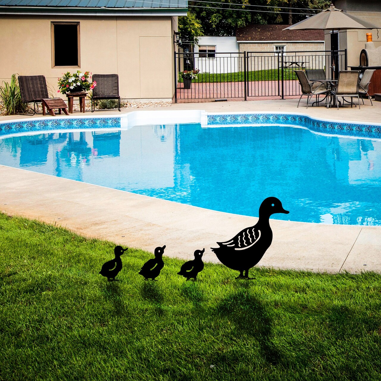 Obiect decorativ de grădină, Fam 01, Negru - imagine 3