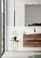 Oglinda decorativa, Hanah Home, Galia 80, Stejar