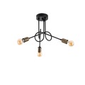 Lustra, Viraj - 10875, Fulgor, 45 x 45 x 32 cm, 3 x E27, 15W, negru