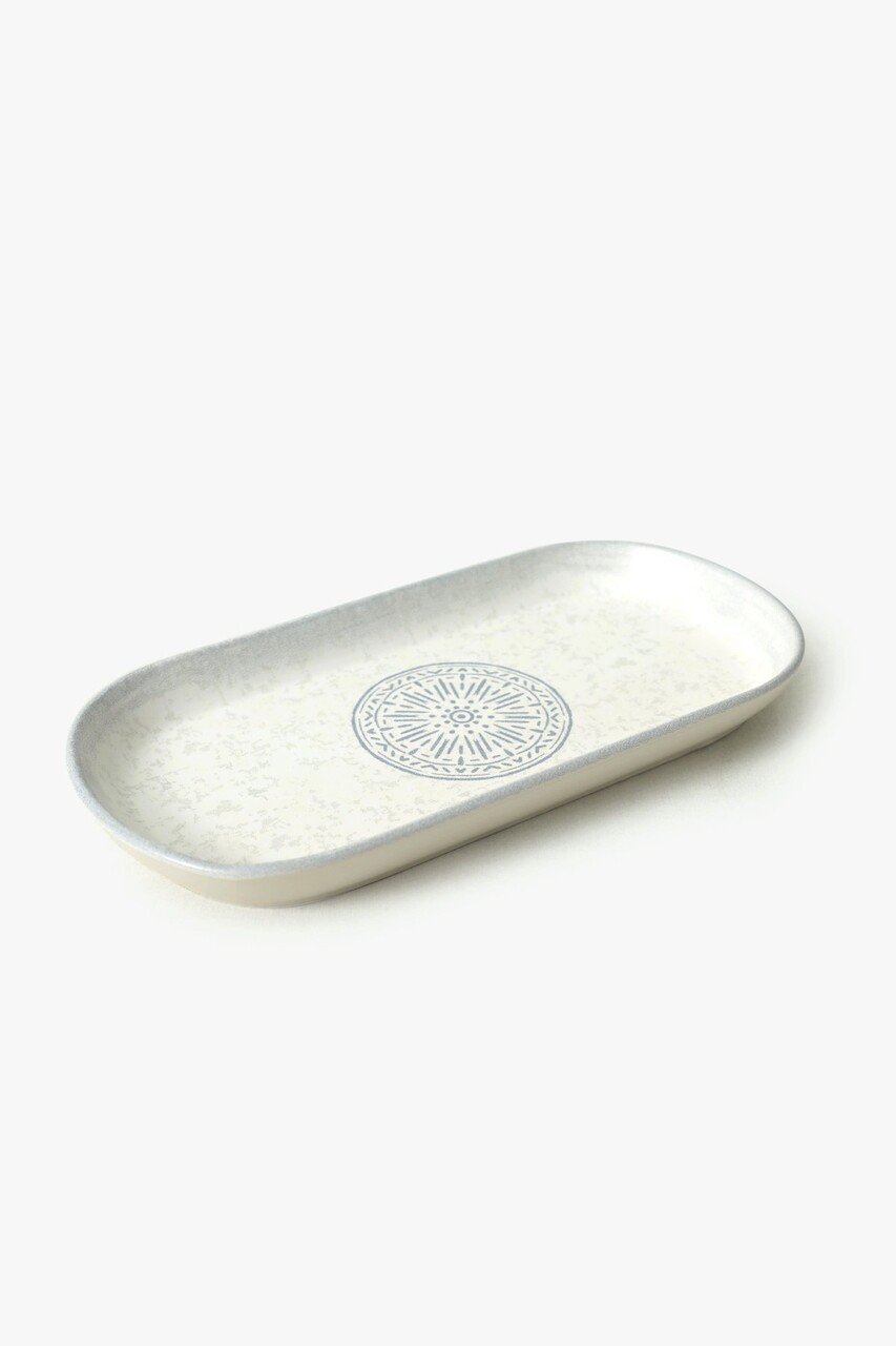 Set platouri servire, Keramika, 275KRM2152, Ceramica , Nu absoarbe apa, Alb mat - 2 | YEO