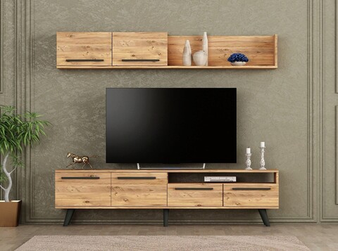 Comoda tv, coraline, mono, 180x45.8x29.5 cm, maro