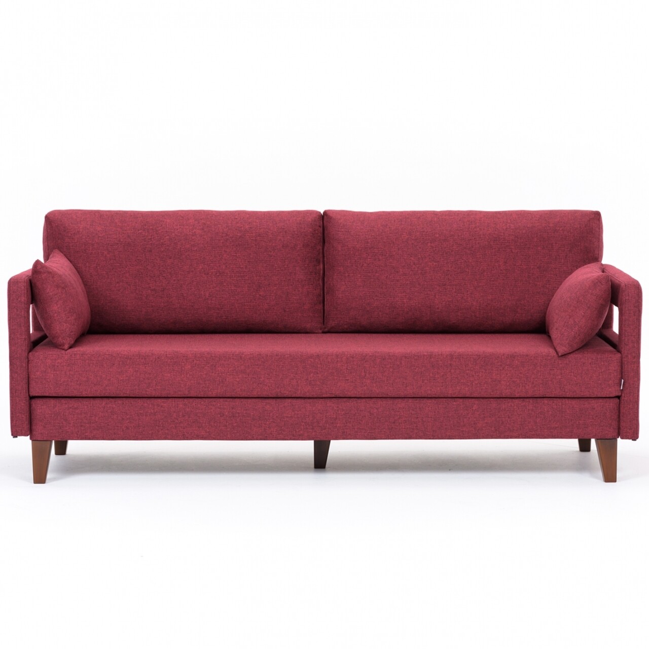 Canapea Extensibila Comfort Life Heinner 3 Locuri Stofa Rosu Mezoni ro
