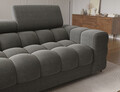 Coltar extensibil dreapta 3 locuri ELTAP, LT-06SO, Felro, 285x181x93 cm, lemn/poliester, gri inchis