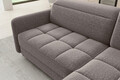 Coltar extensibil dreapta 3 locuri ELTAP, RT-20AS, Barea, 208x160x100 cm, lemn/poliester, maro deschis