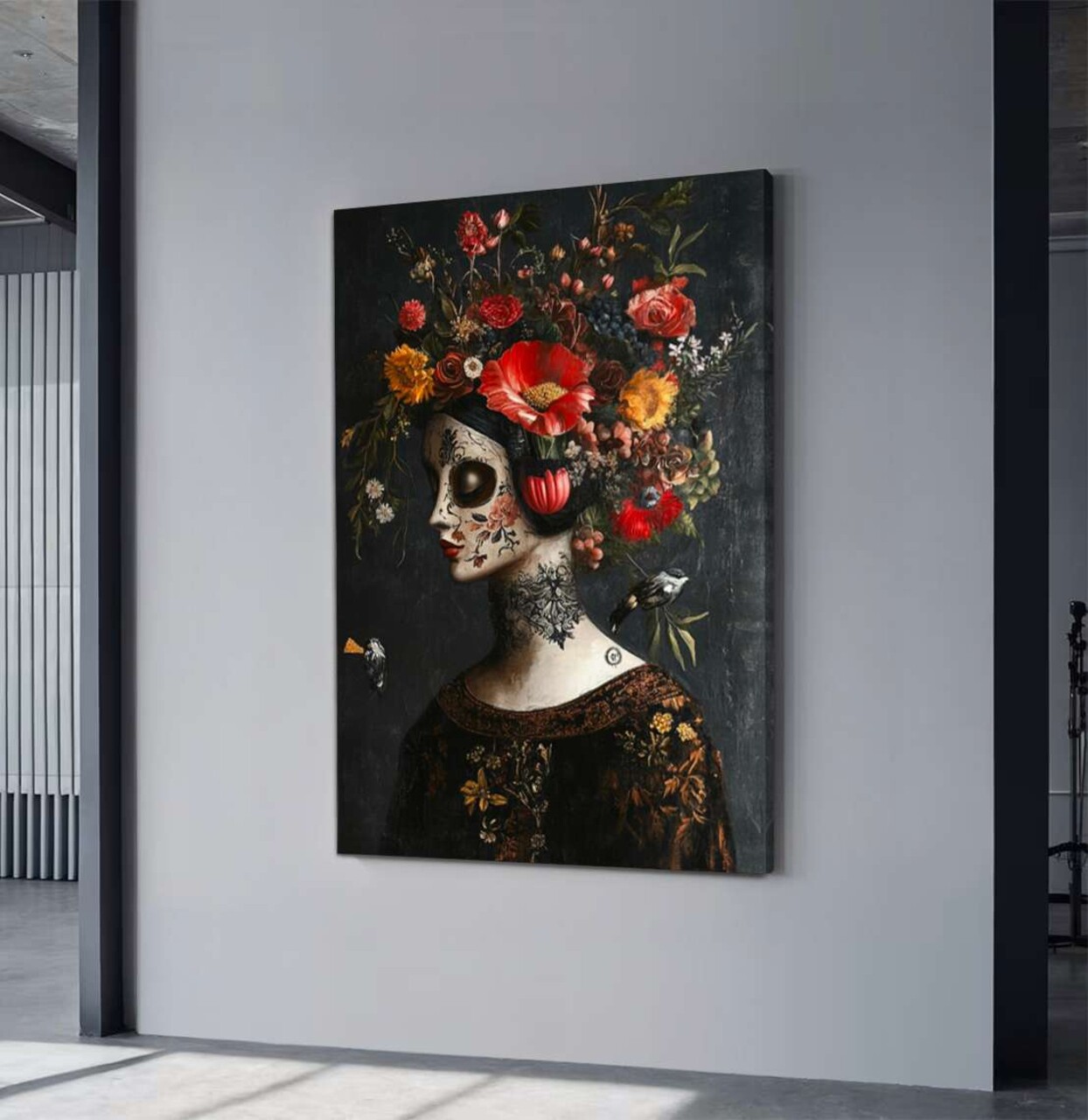 Tablou decorativ, YNS-1002-45 x 70, Lemn, Multicolor - view 2