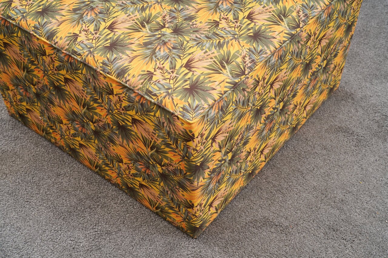 Taburet, Atelier del Sofa, 825BLC5194, Lemn, Galben - view 2