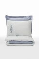 Lenjerie de pat dubla, Biana - Grey, Cotton Box, Bumbac Satinat