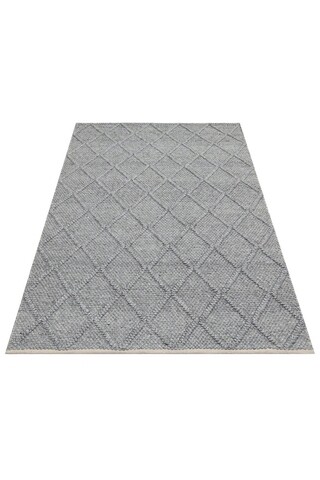 Covor, Diamond Grey, 170×240 cm, Lana, Gri Eko Halı