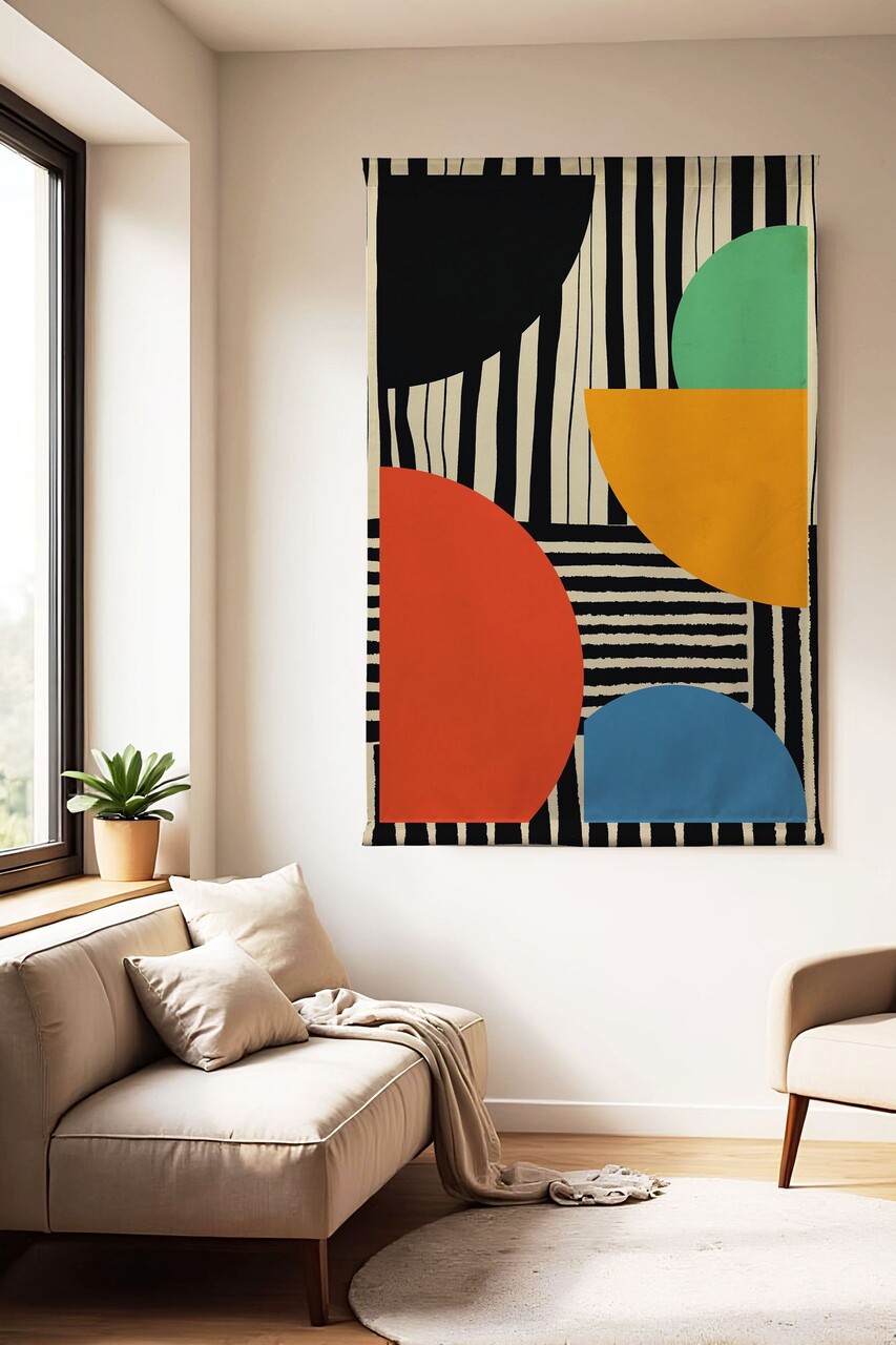 Tablou decorativ, Polybaby 8, Lățime: 100 cm Înălțime: 140 cm, Multicolor - view 2