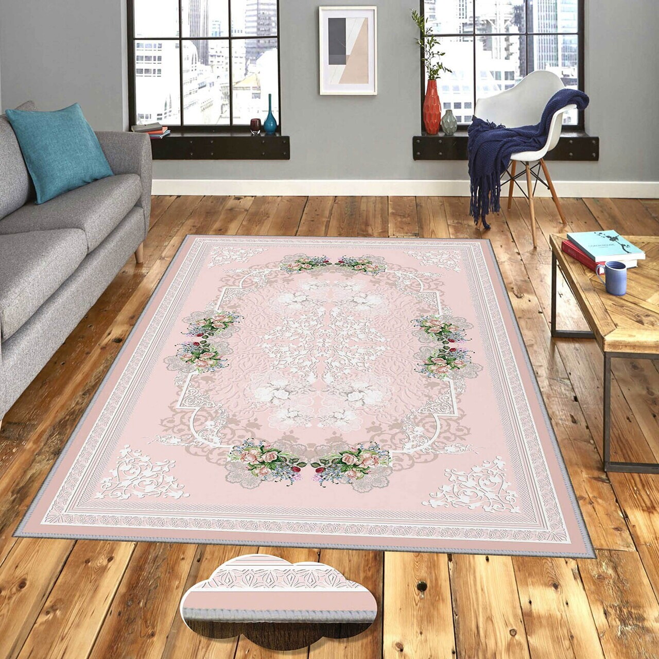 Covor Eexfab672 120x180 cm Poliester Multicolor