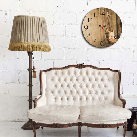 Ceas de perete, ms-20, mdf, ø40 cm, multicolor