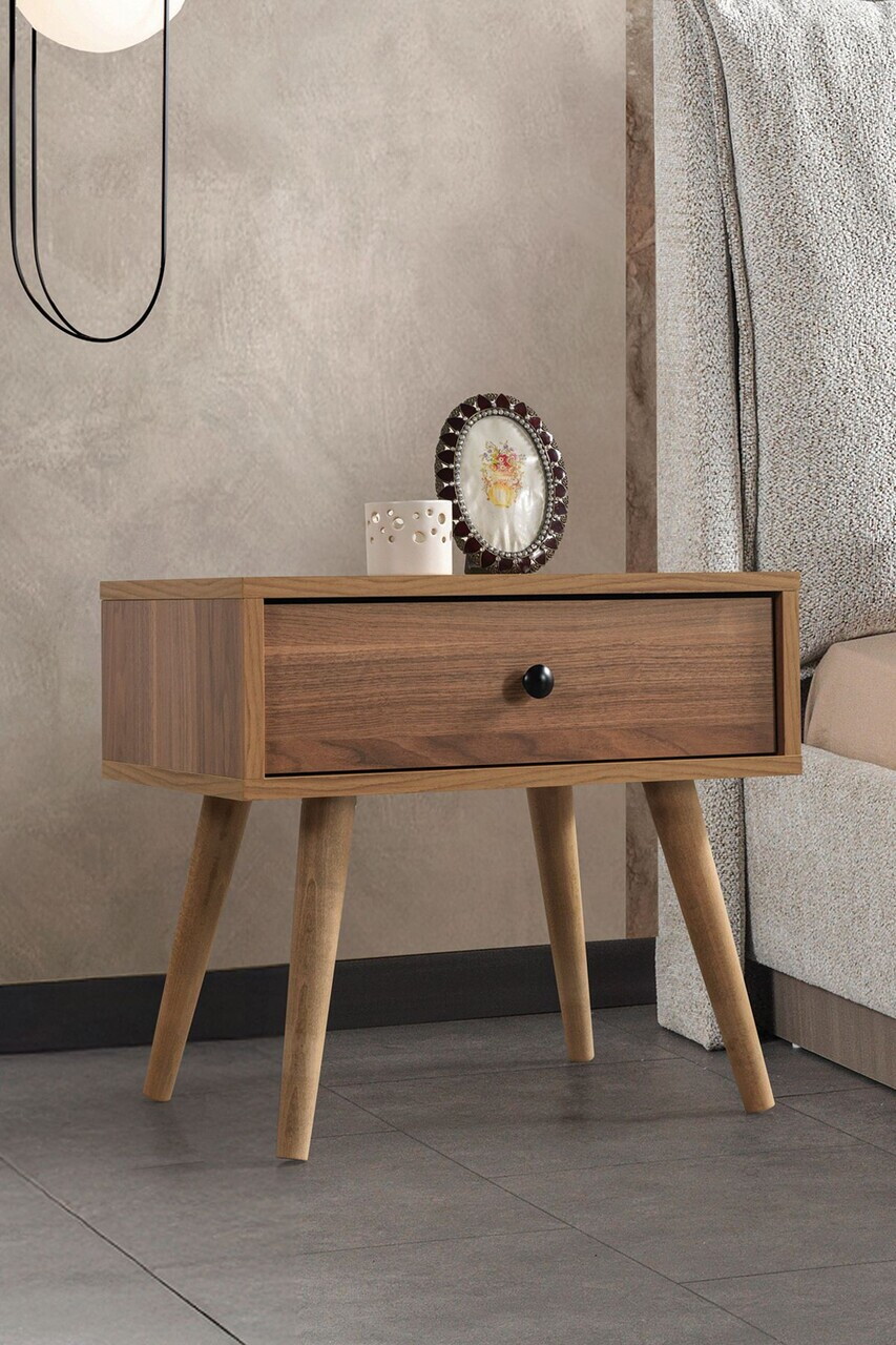 Noptiera, Hanah Home, Vita 5105, 55x49x55 cm, PAL, Maro — imaginea 2