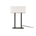 Lampa de masa, Alby, 527ABY2186, Fier, Alb/Negru