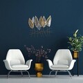 Decoratiune de perete, Kosmer, Metal, Dimensiune: 75 x 80 x 5 cm, Multicolor