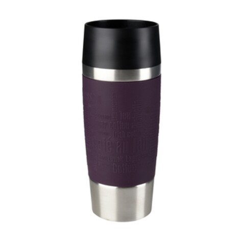 Cana termos, Tefal, Travel Mug, 360 ml, inox/plastic, mov