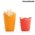 Recipient pentru prepararea popcornului din silicon pliabil Popbox InnovaGoods 2 piese, silicon